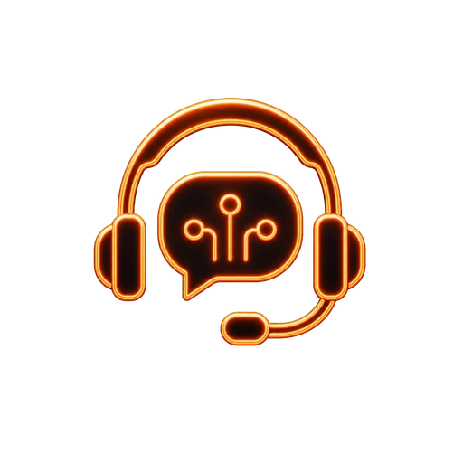 Ícono de auriculares que representa una demostración de voz con IA